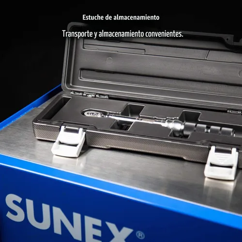 Vista 5 de Sunex 31080 Llave dinamométrica 48T con accionamiento de 3/8 pulgadas, 10-80 pies-lb