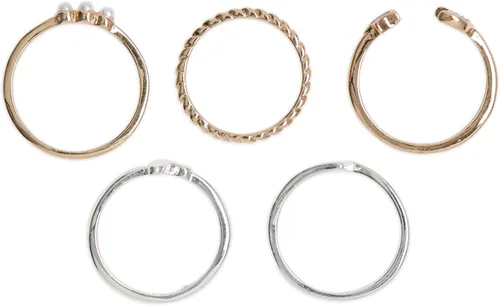 Vista 2 de Lucky Brand Anillo celestial de dos tonos, dos tonos, talla única, Metal, Sin piedras preciosas