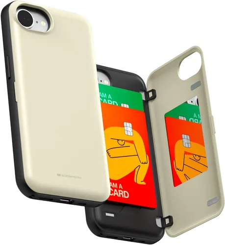 Vista 50 de GOOSPERY Parachoques magnético para puerta compatible con iPhone 15, funda con tarjetero, cartera con cierre magnético automático, protector de Azul