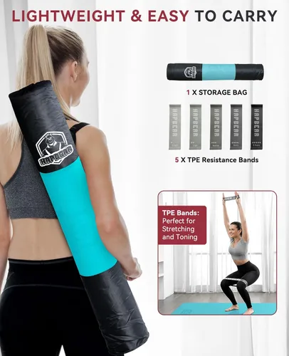 Vista 7 de HAPBEAR Tapete de yoga grande de corcho – 72 x 36 pulgadas de ancho antideslizante para entrenamiento en casa, yoga, pilates y estiramientos