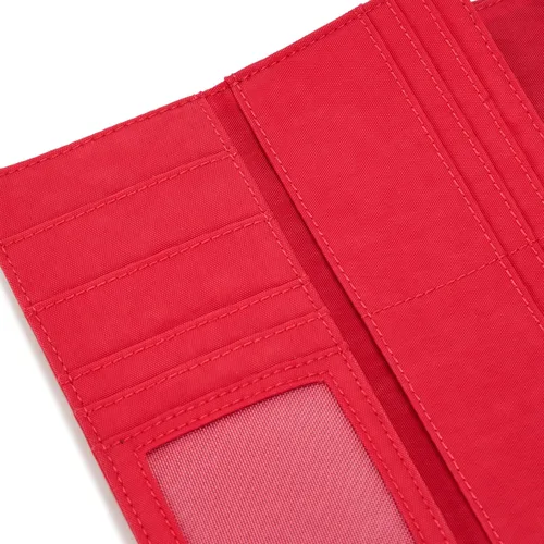 Vista 5 de Kipling Money Land para mujer, tecnología RFID anti-hacker, billetera de nailon a presión