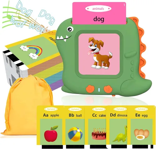 Vista 10 de Tarjetas didácticas parlantes para niños pequeños de 1, 2, 3, 4, 5 años, 224 palabras visuales, juguetes de aprendizaje de idiomas Montessori