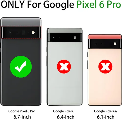 Vista 2 de Korecase Funda para Google Pixel 6 Pro de Servicio Pesado Resistente de Cuerpo Completo a Prueba de Arañazos a Prueba de Golpes Protección
