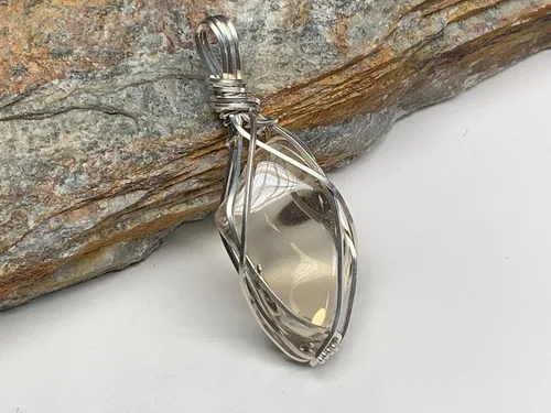 Vista 46 de 66 necklace pendant gemstones choose from moldavite, citrine, or herkimer diamond