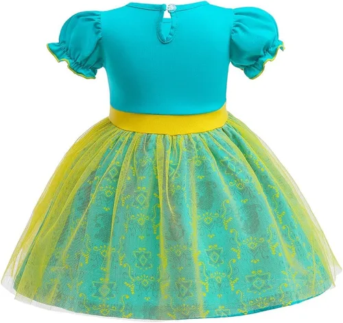 Vista 59 de REXREII Disfraces de princesa para Halloween, carnaval, Navidad, cumpleaños, concurso, fiesta, verano, vestido de tul
