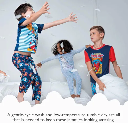 Vista 7 de Disney Boys' Mickey Mouse 6-Piece Snug-Fit Cotton Pajamas Set