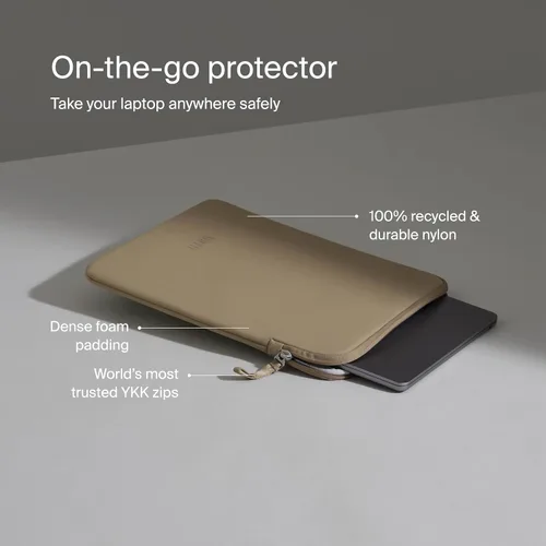 Vista 3 de Urth Funda para portátil Naos Gris cenizo