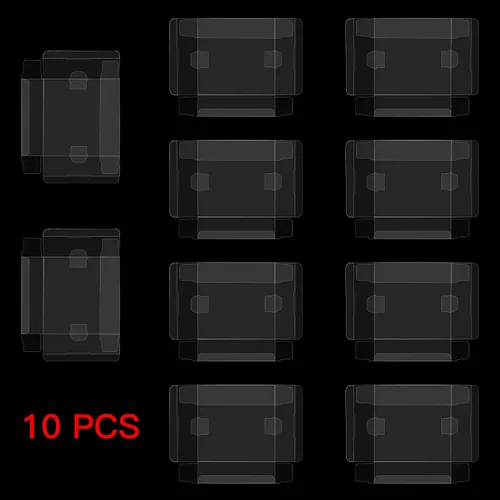 Vista 6 de 10 fundas protectoras de caja transparente para Nintendo DS NTSC, funda de plástico transparente de alta calidad, funda protectora resistente a