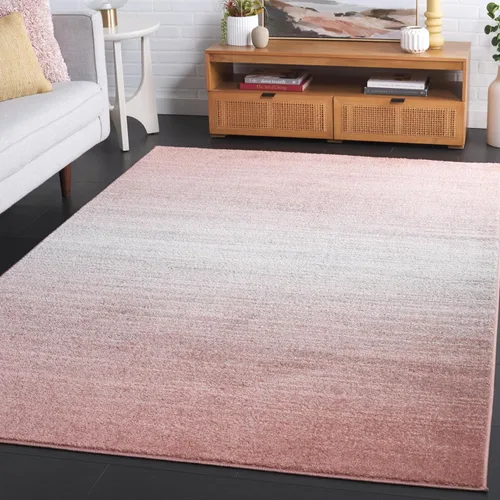 Vista 10 de SAFAVIEH Adirondack Collection - Alfombra decorativa, 2 pies 6 pulgadas x 4 pies, color negro y gris, diseño moderno, no desprende pelusa y de fácil