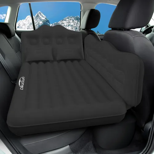 Vista 8 de colchón de aire para coche, colchón inflable para SUV y camión, colchón de aire para asiento trasero, cama inflable para camping, colchón de aire