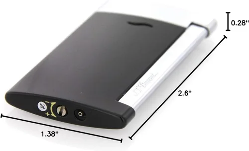 Vista 4 de S.T. Dupont Slim 7 Encendedor - Negro/Cromo