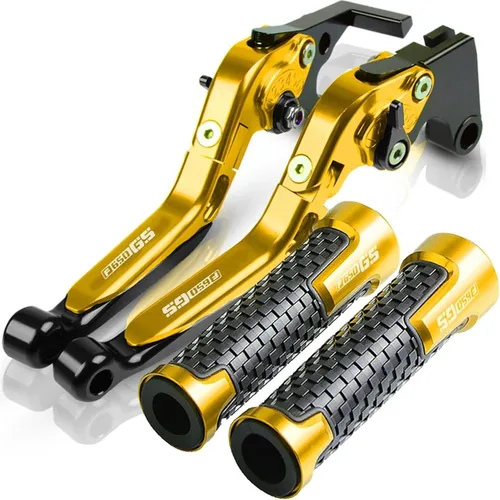 Vista 22 de Motocicleta para BMW F650GS 2000 2001 2002 2003 2004 2005 F 650 GS Mango de embrague de freno Logo F650GS Accesorios de motocicleta Palanca
