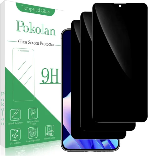 Vista 19 de Pokolan Protector de pantalla para Samsung Galaxy S23 5G Película de vidrio Transparente