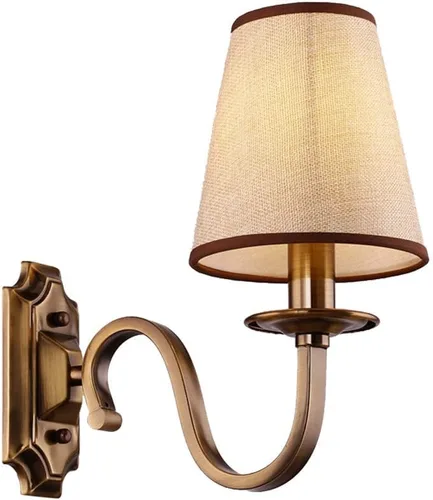 Vista 10 de Aiwen Vintage moderno aplique de pared lámpara de pared lámpara de pared de latón macizo accesorio 2 luces