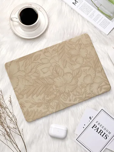 Vista 4 de Seorsok Funda compatible con MacBook Air de 15 pulgadas versión 2026 2025-2023 M5 A3448 M4 A3241 M3 A3114 M2 A2941 Touch ID, funda rígida de piel