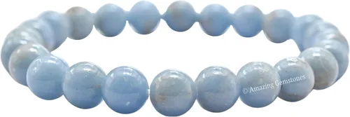Vista 7 de Amazing Gemstone Crystal Bracelet for Women Men's Gifts - Protection Healing Crystal Bracelet - 8mm Gemstone Beaded Stretchable Bracelet Pulseras