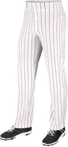 Vista 7 de Champro Men's Triple Crown Open Bottom Pinstripe Baseball Pants