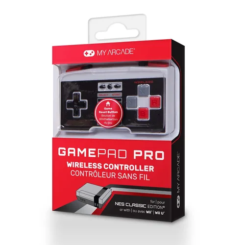 Vista 3 de My Arcade Gamepad Pro - Wireless, Advanced, Ergonomic Controller for The NES Classic Edition
