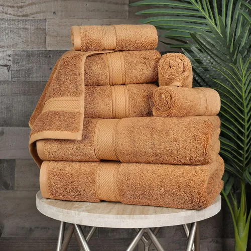 Vista 113 de BNM Toallas de Algodón Egipcio de Peso Pesado, Ideales para Baño, Ducha, Spa, Hotel, 800 GSM, Toallas Faciales/de Aseo, Toallas de Mano, Toallas