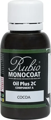 Vista 48 de Rubio Monocoat Muestra de Tinte y Acabado para Madera - Niebla 5% Aceite Plus Parte A Aceite de linaza para madera de secado rápido y ecológico