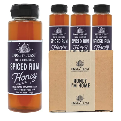 Vista 39 de Honey Feast Flower Powered Allergy Blend 10 veces miel, 12 onzas