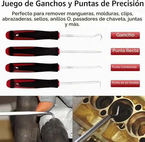 Vista 6 de Herramienta de extracción de molduras, kit de 200 herramientas de recorte, herramienta de extracción de sujetadores de panel de plástico, kit