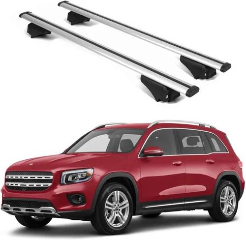 Vista 19 de ERKUL Barras transversales de techo para Mercedes Benz GLE (V167) 2019-2026 Barras transversales de aluminio con bloqueo antirrobo para techo Negro