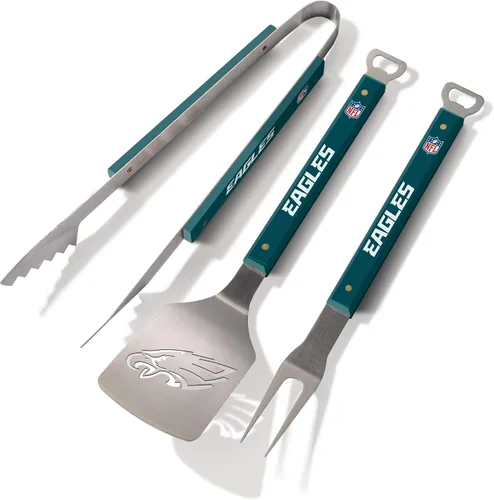 Vista 9 de YouTheFan NFL Spirit Series - Juego de barbacoa de 3 piezas