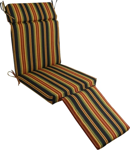 Vista 10 de Blazing Needles Steamer Deck - Cojín para tumbona al aire libre, color chocolate Annie