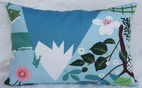 Vista 26 de TangDepot - Fundas de almohada decorativas 100% de algodón con estampado floral, fundas de almohada hechas a mano - (12 x 12 pulgadas, Negro Claro)