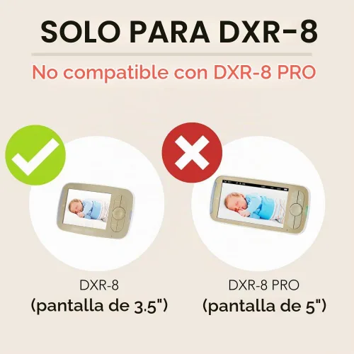 Vista 2 de Infant Optics DXR-8 batería de iones de litio recargable