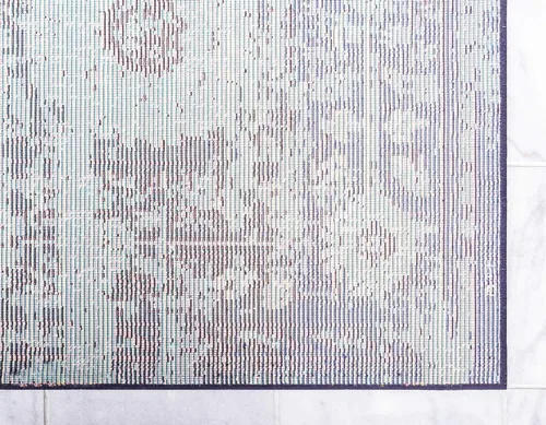 Vista 9 de Unique Loom Medici Collection - Alfombra tradicional vintage botánica azul (2' 2 x 3' 0)