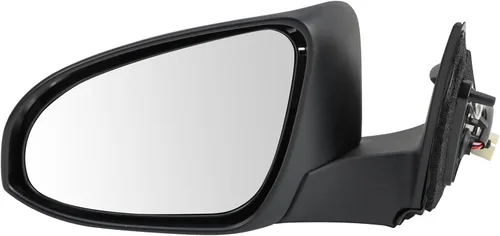 Vista 110 de TRQ Espejo plegable con calefacción eléctrica del lado del conductor con indicador de punto ciego pintura a juego negro liso compatible con Kia