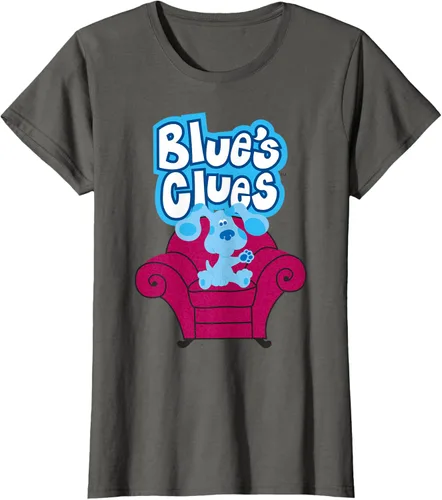 Vista 5 de Camiseta Blue's Clues On Red Sofa Negro