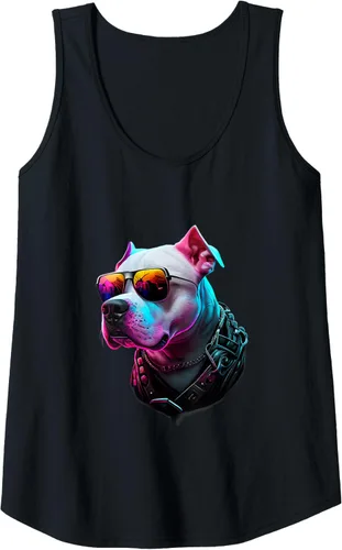 Vista 16 de Dogo Argentino Dogs Dogo Argentinos - Camiseta sin mangas, Negro