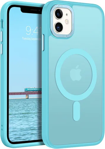 Vista 10 de BENTOBEN Funda para iPhone 11, Funda de teléfono para iPhone 11 Funda Magnética [Compatible con Mag Safe] Translúcida Mate Delgada Resistente a