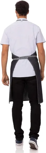 Vista 3 de Chef Works Delantal con babero unisex Manhattan