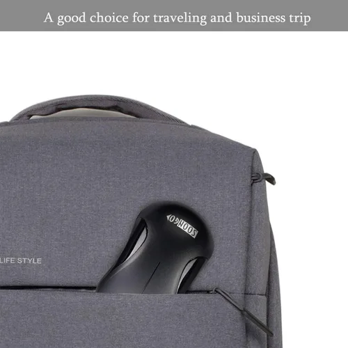 Vista 5 de SOONGO - Mouse USB para computadora, 2 unidades, ergonómico, óptico, con cable, para oficina y hogar, compatible con computadora, laptop, PC