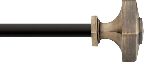 Vista 16 de Deco Window - Varilla ajustable para cortinas para ventanas de 18 a 44 pulgadas, poste de hierro de 1 pulgada extendible de alta resistencia
