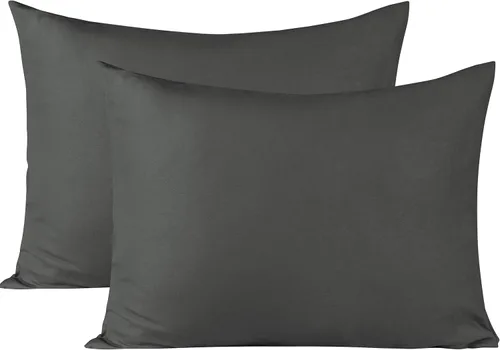 Vista 66 de BEDSUM Juego de 2 fundas de almohada de microfibra estándar suaves, resistentes a las arrugas y de fácil cuidado con cierre de sobre para niños, 20