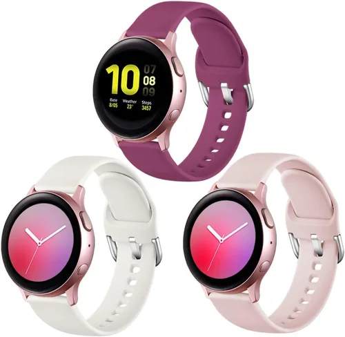 Vista 8 de Lerobo - Bandas compatibles con Samsung Galaxy Watch Active/Active 2 de 1.57 y 1.73 pulgadas/Galaxy Watch 1.65 pulgadas. Correa de reloj para Arena