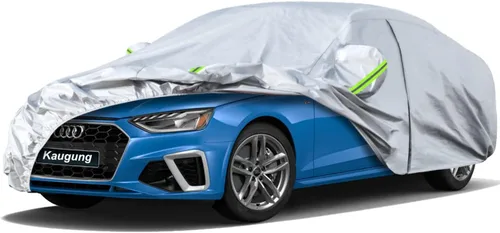 Vista 46 de Kaugung Funda para Coche de Ajuste Personalizado BMW Serie 3 E30 (1982-1994), 7 Capas Resistente al Viento Todo Clima Impermeable Cubierta Exterior