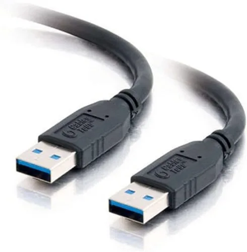 Vista 5 de C2G Cable de extensión USB largo, Cable USB, Cable USB A a A, Negro, 16 pies (4.87 metros), Cables to Go 39010