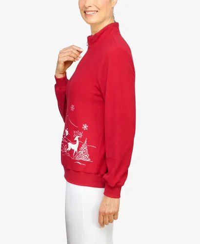 Vista 8 de Alfred Dunner Suéter Scenic Village para mujer