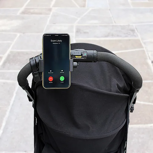 Vista 8 de Soporte de teléfono ajustable con cuello de cisne – adecuado para soporte de teléfono para soporte de micrófono, cochecitos de bebé, cintas