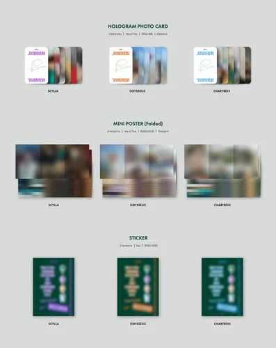 Vista 4 de SM Ent. ENHYPEN - DIMENSIÓN : Álbum DILEMMA+Beneficio de preventa+Póster plegado+Juego de tarjetas fotográficas adicionales (SCYLLA ver.), 0