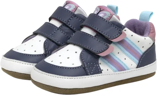 Vista 8 de Robeez First Kicks - Zapatos y tenis unisex para bebés y niños pequeños Cuero Addie Taupe