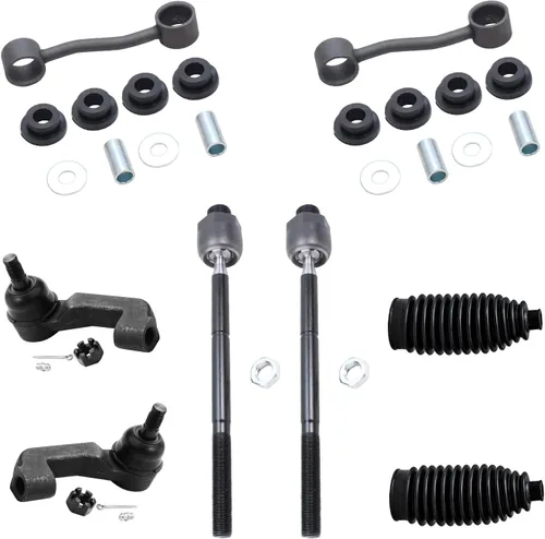 Vista 491 de Detroit Axle - Kit de suspensión frontal de 10 piezas para Dodge Avenger 2008-2014, Chrysler Sebring 2007-2010, 2 brazos de control inferiores, 2