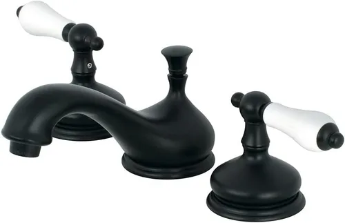 Vista 8 de Kingston Brass KS1167PL Grifo de baño extendido de 8 pulgadas, latón cepillado