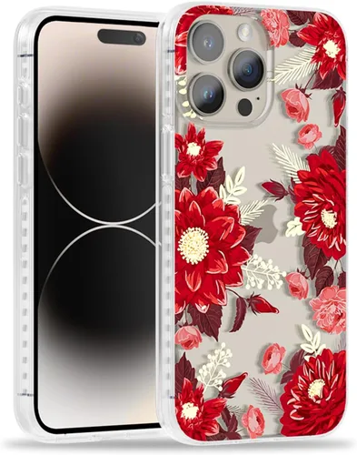 Vista 13 de SCORPIFY Funda para iPhone 15 Pro [Compatible con MagSafe] con Diseño de Estampado de Leopardo Guepardo Negro Mate, Linda Funda Magnética